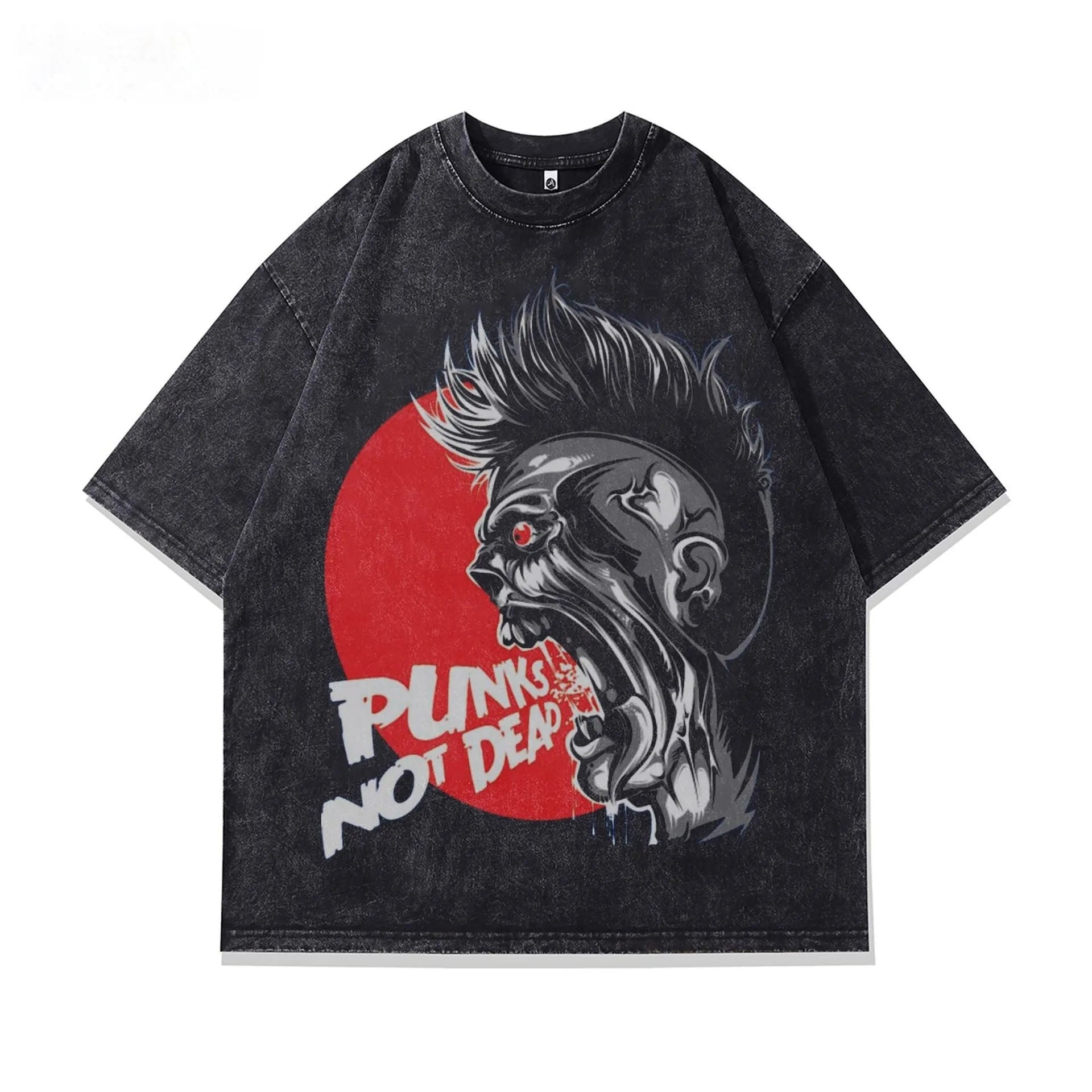 Men's short sleeve t-shirt with character pattern print in pure cotton fabric