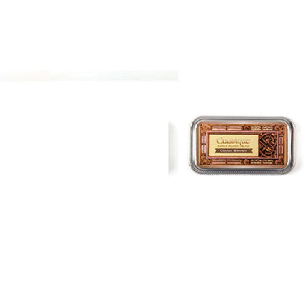 Rectangular notebook stamp pad with oily ink for DIY rubber stamp crafts in five colour options