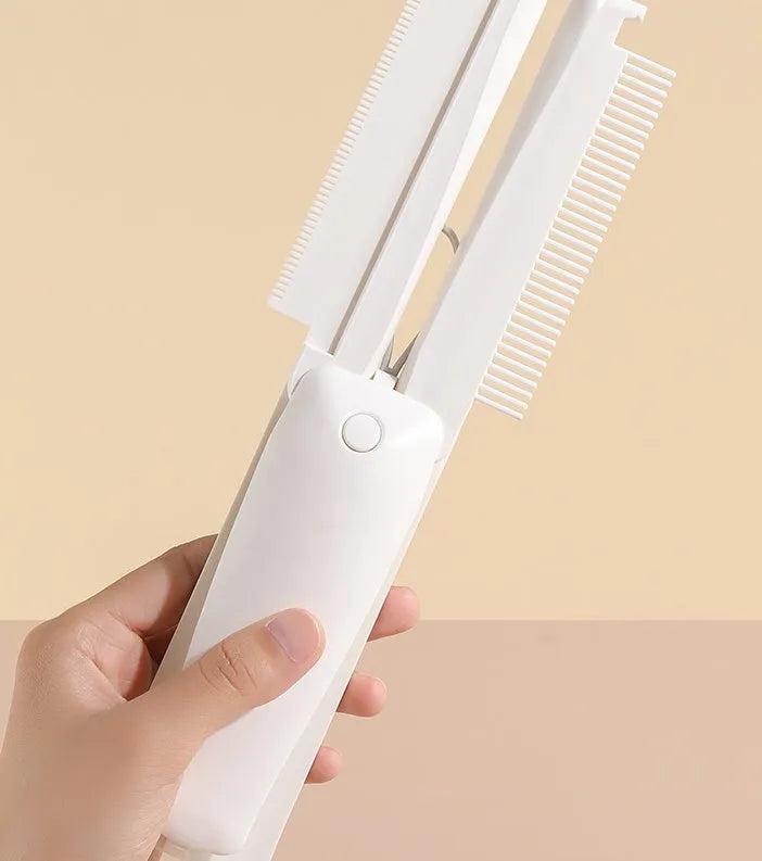ABS plastic pet grooming brush for removing hair from cats and dogs in pink and white colours