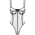 Khaki women's sleeveless bodybuilding jumpsuit with contrast colour panels and hollow-out design.