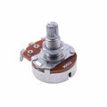 Single brushed aluminium electric guitar knob for 250K or 500K potentiometers on a 6mm shaft