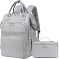 New Computer Backpack Large Capacity Oxford Cloth Travel Bag in black, pink, beige, green, gray
