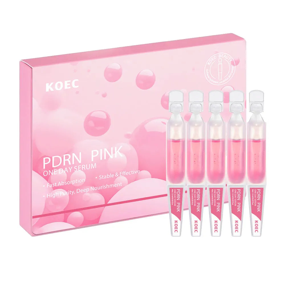 KOEC powder polypeptide disposable face masks 10 pack with essence for moisturising facial treatment
