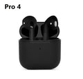 Stereo Binaural Sports Pro4 wireless Bluetooth sports headset in black or white colour.