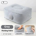 Press inflatable folding seat cushion with flocking material, shown inflated and deflated.