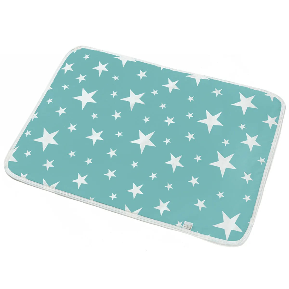 Breathable cotton cartoon waterproof insulation pad for dogs, 50x70cm, with a blue elephant pattern.