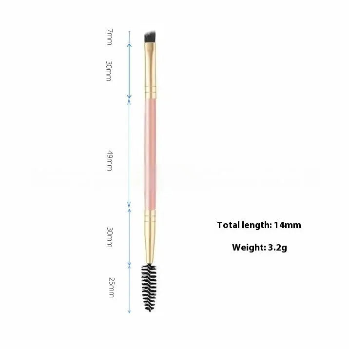 Quick-drying super-adhesive grafting eyelash glue in black and pink with double-headed applicator