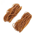 Natural rubber circular rings in neutral colour, round elastic bands for bundling and securing
