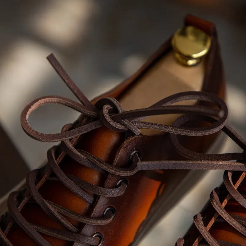 Retro brown cow suede lace-up sneakers, sizes 38-44, handmade nubuck leather casual shoe