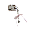 Floral sausage dog TPU soft shell AirPods protective cover with thermal transfer cartoon print, single cover
