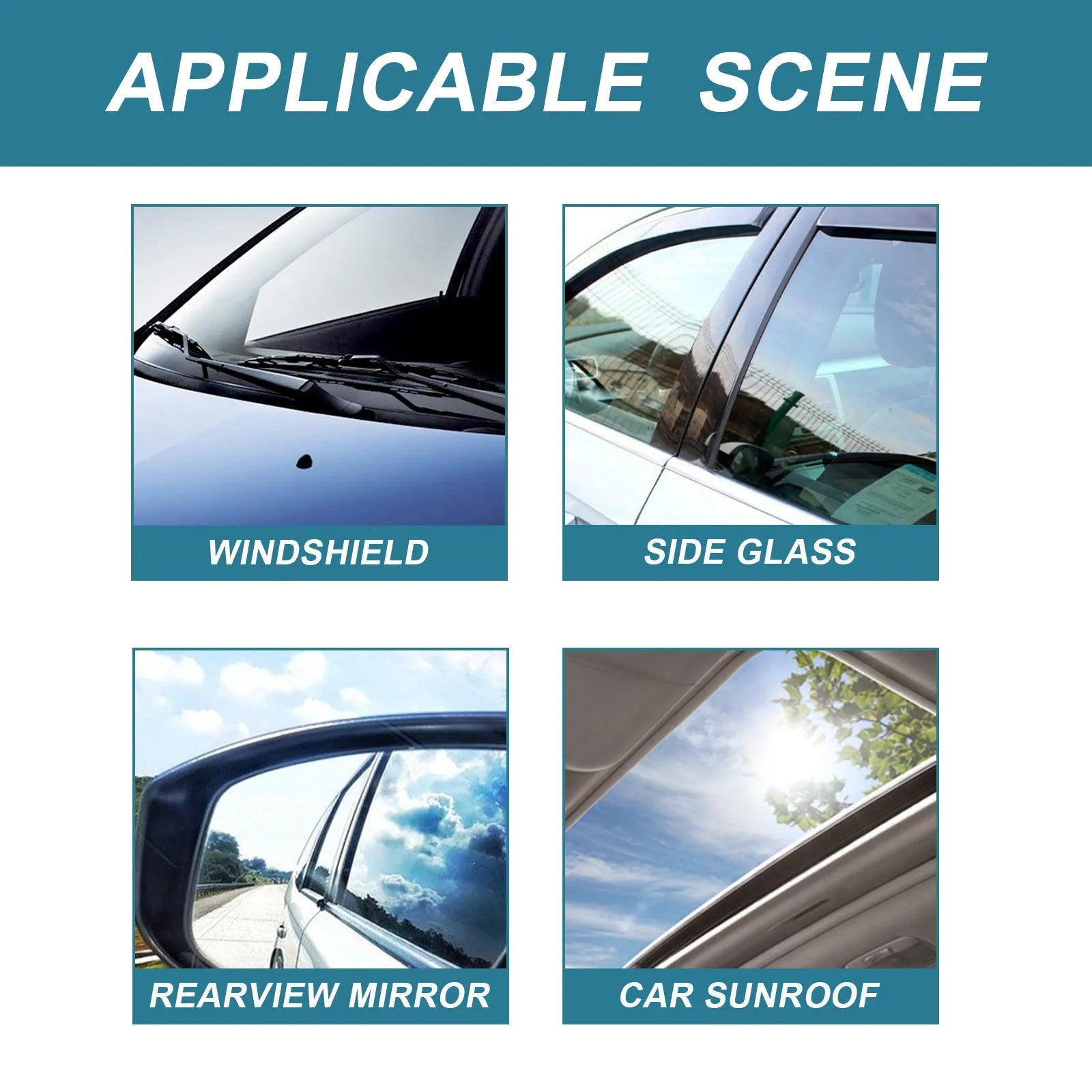 150ml bottle of car windscreen anti-icing and snow removal spray