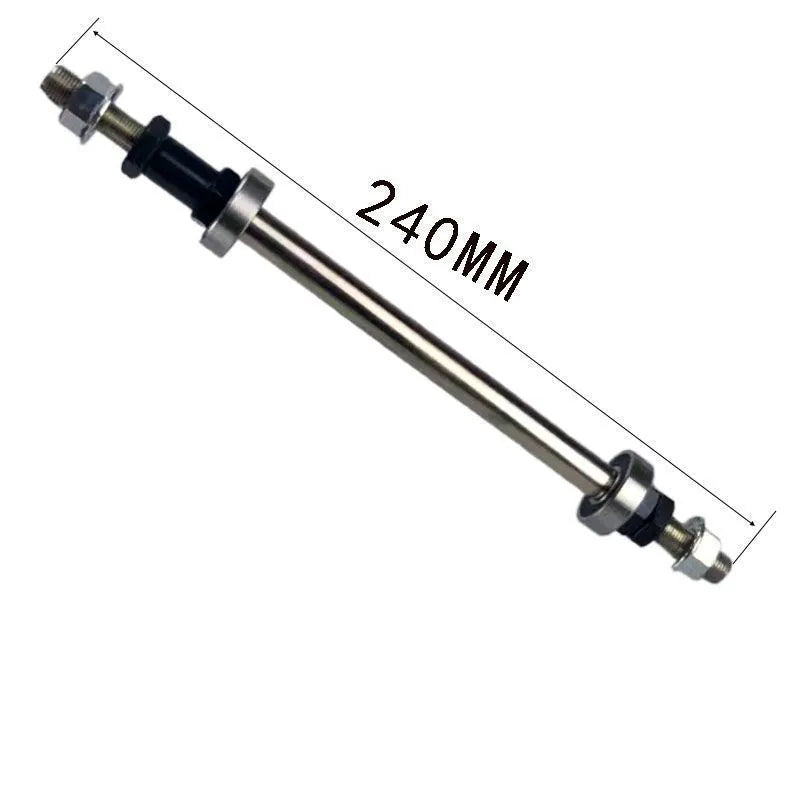 240mm mountain bike snowmobile rear modified solid beam axle kit with bearings