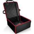 42cm square car pet pad with non-slip base shown in black colour option