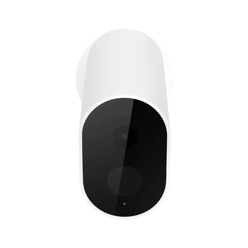 White wireless security camera battery edition with gateway, 140.4 x 47 x 73mm, 5100mAh, waterproof and dustproof