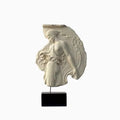 Contemporary European wine goddess resin ornament in minimalist style measuring 21cm wide by 35cm tall