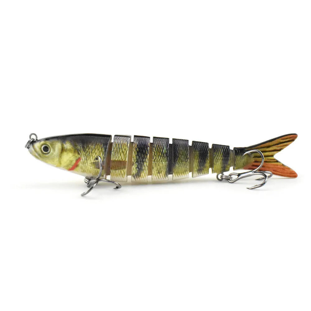 Eight Fish brand hard bait fishing lure, 133 mm long, shown in one of its eleven available colour options.