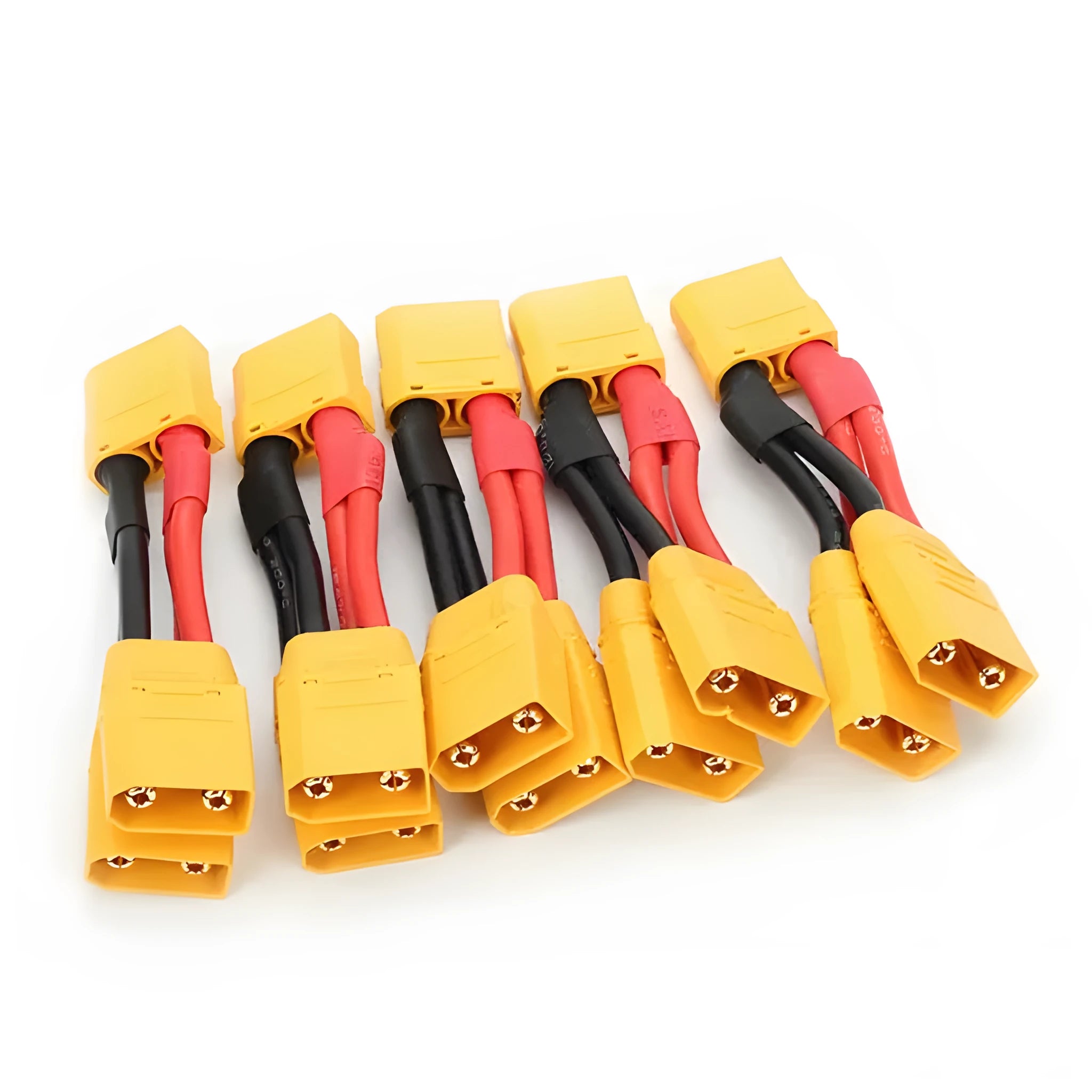 UAV battery XT90 parallel line Y cable in 10cm 20cm or 30cm length two configuration options