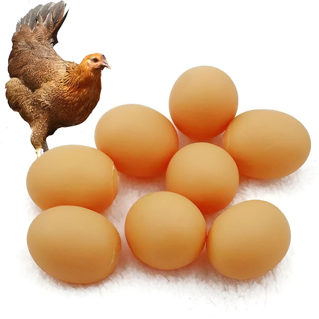 Realistic egg-shaped dog chew toy with textured surface and sound-emitting features for interactive pet play