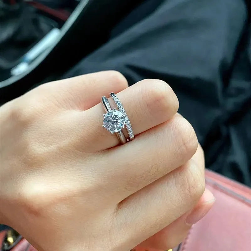 Chinese style dragon phoenix couple rings with heart shape and adjustable opening in electroplated 925 silver