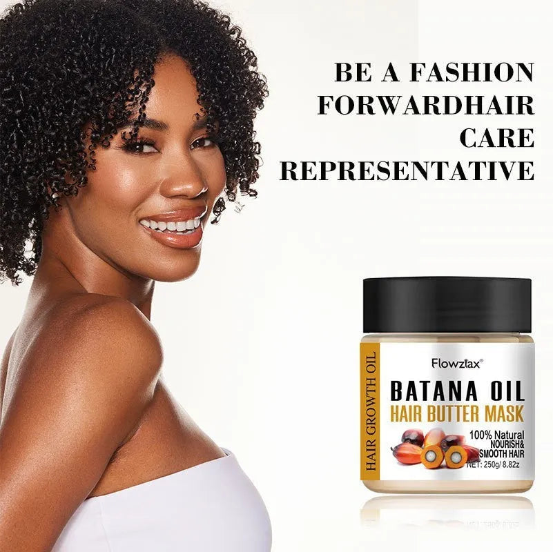 Batana Hair Film Silky Luxury hair mask 100g container with moisturising frizz control formula for youth
