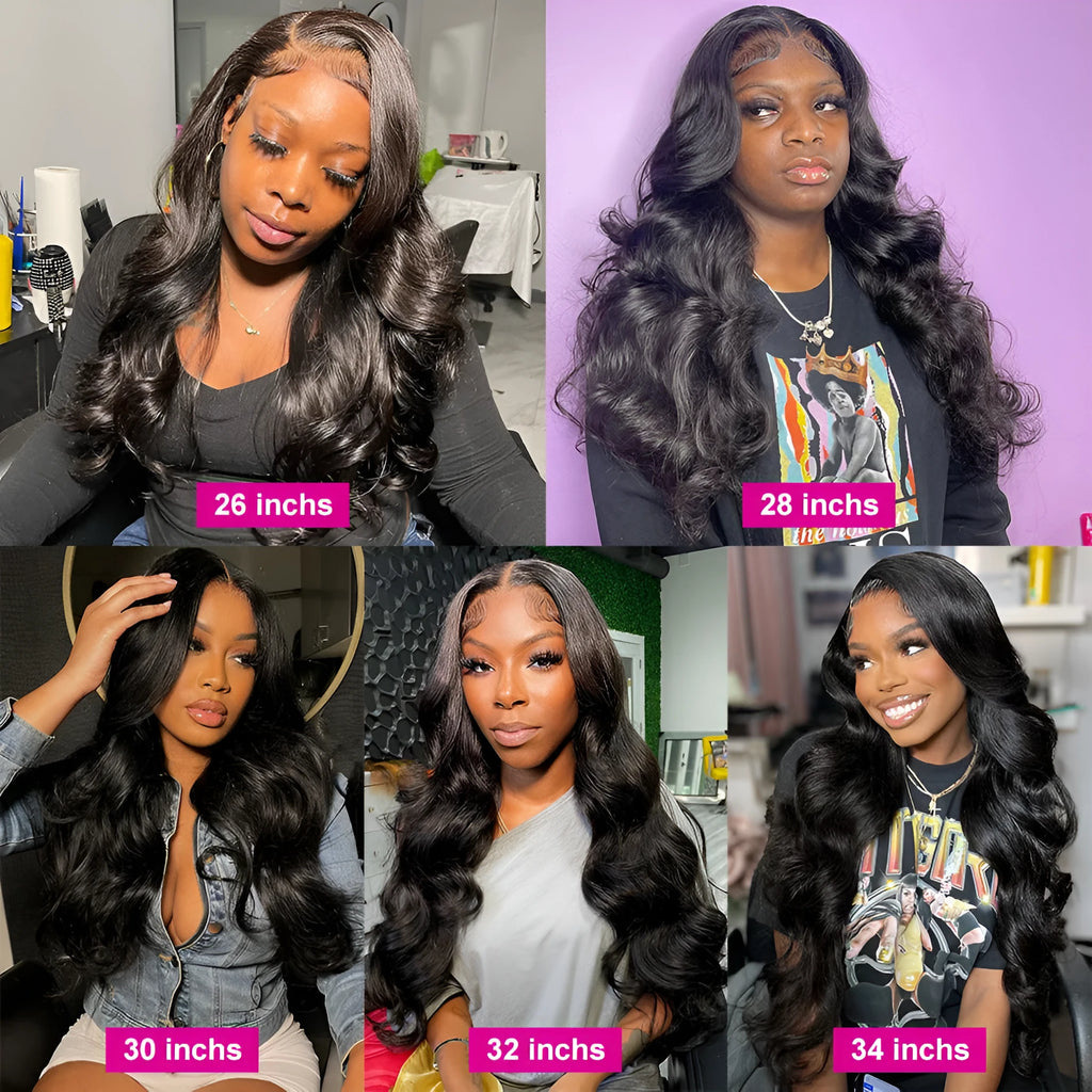 Black synthetic long curly wig with front lace cap and side bangs on a display head.