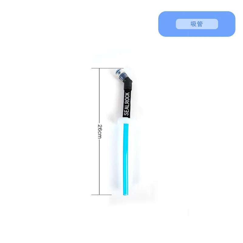 Mountain biking portable straw with a 20cm flexible tube and an adjustable 180-degree angle joint