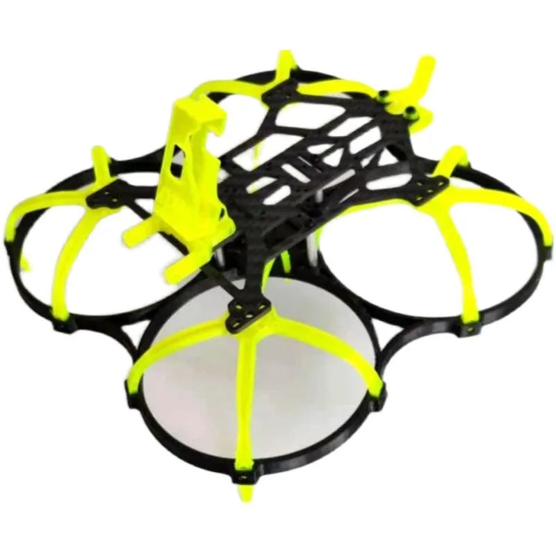 3 inch 110mm wheelbase cinewhoop frame kit with TPU carbon fibre rack for 20 camera FPV drone