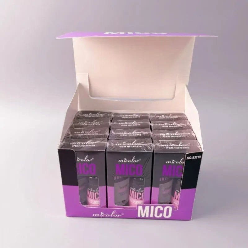 Make-up primer and final sealer spray duo with 45ml and 40ml monochrome bottles