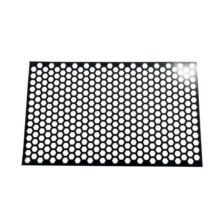 Ten honeycomb-patterned car taillight stickers in three colour options on 48cm by 30cm vinyl sheets
