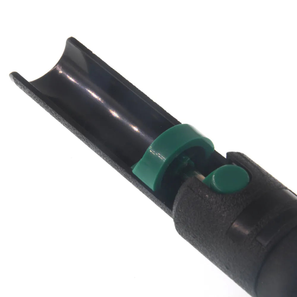 Manual semi-aluminum alloy tin suction device black desoldering pump 210mm length