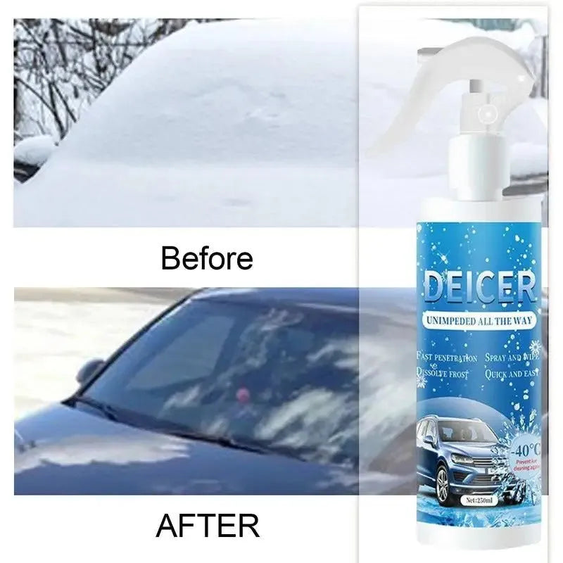 250ml aerosol car deicing spray can with trigger nozzle for winter windscreen clearance