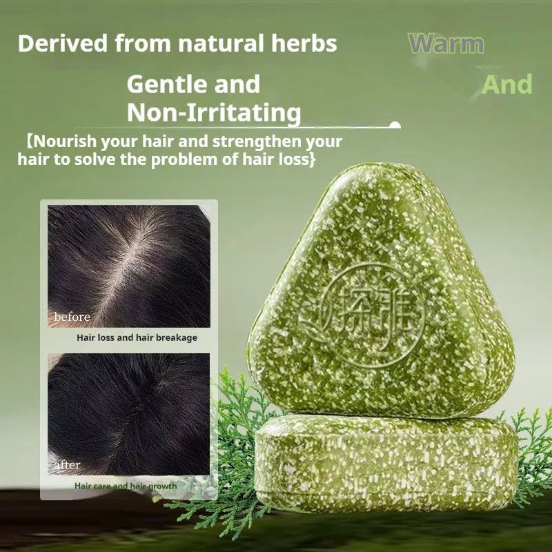 Chinese arborvitae twig Usman hair fixing soap 120g solid bar in packaging