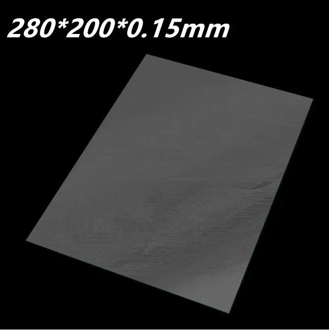 Two pieces of FEP release film for LCD 3D printers, 280x200x0.15mm each, universal 5.5 inch size