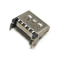 Silver-coloured HDMI interface host socket for games console accessories