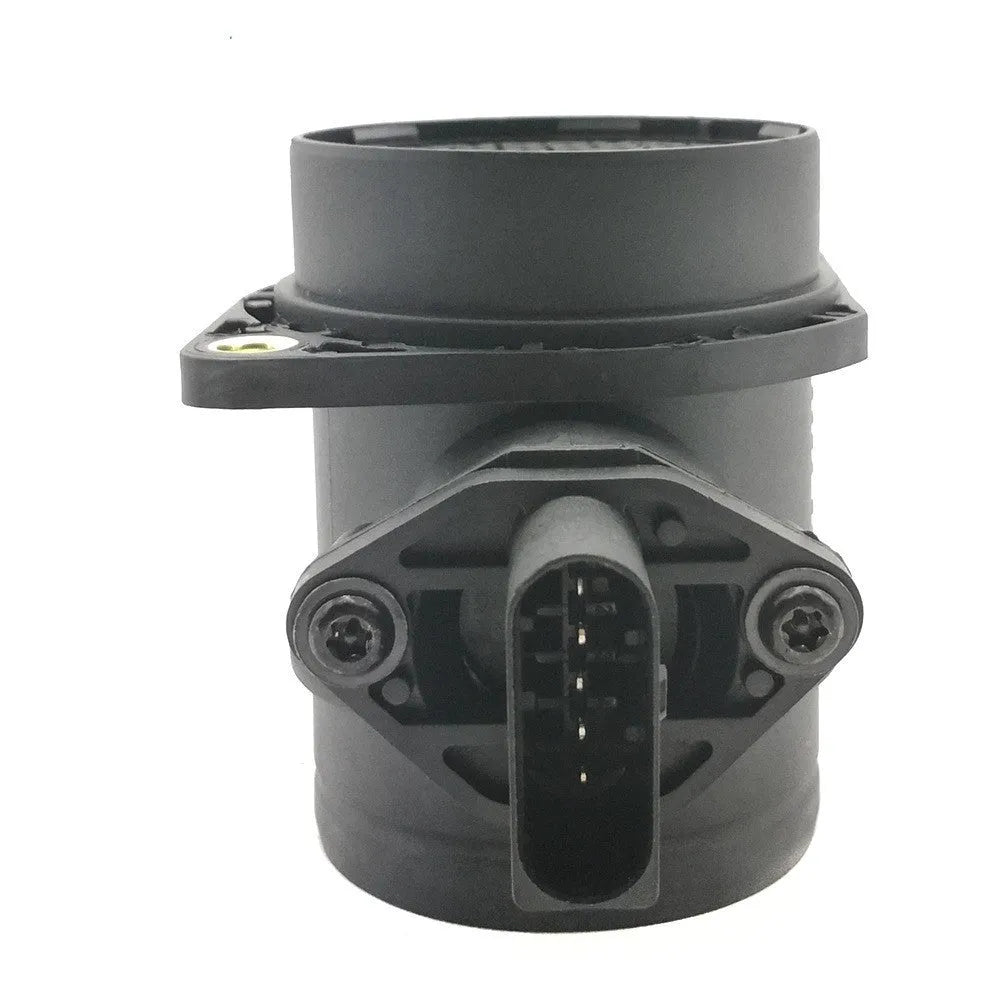 Air flow meter in black ABS plastic with compact dimensions 13.5x11.5x12 cm for automotive diagnostic use