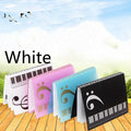 ABS plastic piano score folder with transparent inserts in four colour options: black, blue, pink, white.