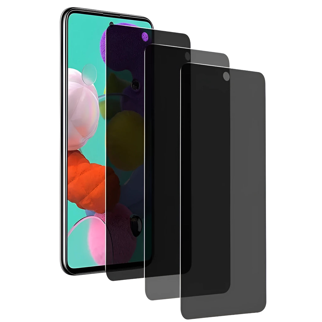 Samsung mobile phone tempered glass screen protector with anti-peep privacy feature