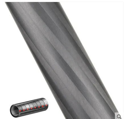 Black carbon fibre six-section DSLR camera monopod extended to maximum 1540mm height