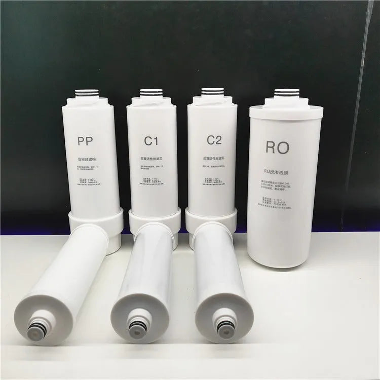 White 500g RO reverse osmosis water purifier filter element with insulation displacement connection and multi-stage cores