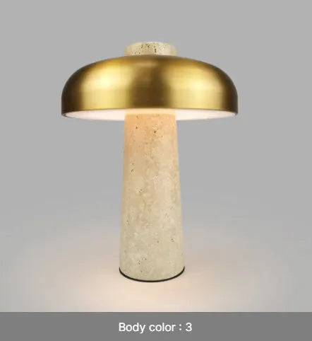 Alloy desk lamp with touch controls and USB Type-C charging port