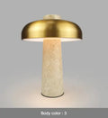 Alloy desk lamp with touch controls and USB Type-C charging port