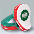 Vertical gold PU leather boxing baffle target for home training.