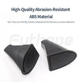 Two black ABS plastic storage bins designed for Tesla Model Y front door pockets