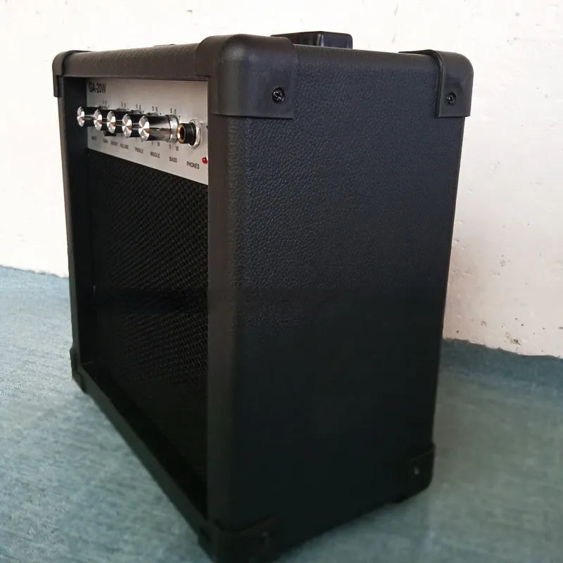 20W wooden electric guitar loudspeaker box in black finish