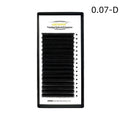 Pack of dense 16-row false eyelashes made from mink hair in various lengths from 8mm to 18mm.