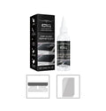 Automotive glass repair adhesive kit with 30ml bottle, blade, and five curing films for windscreen chip repair