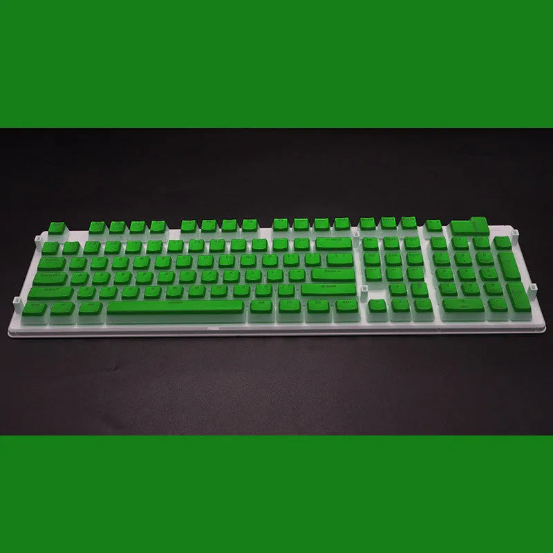 108 key pudding keycap set with translucent sides in sixteen colour options for mechanical keyboards