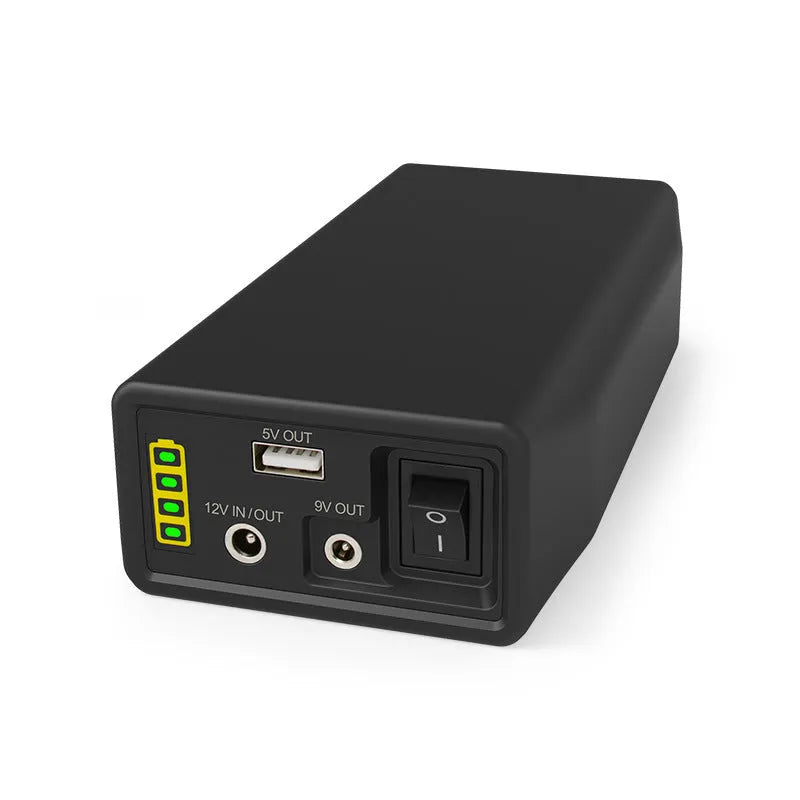 LF4100 compact lithium iron phosphate battery with 12V 9V 5V outputs, 76.8Wh capacity