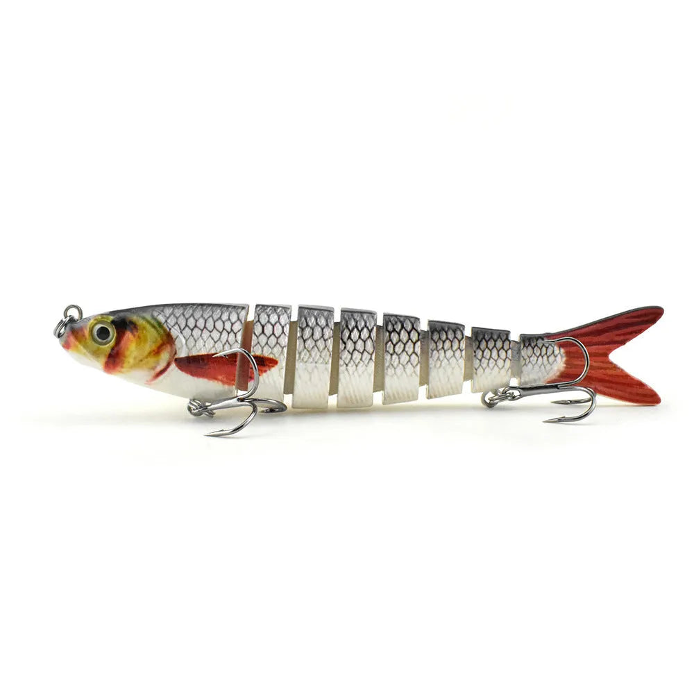 Eight Fish brand hard bait fishing lure, 133 mm long, shown in one of its eleven available colour options.