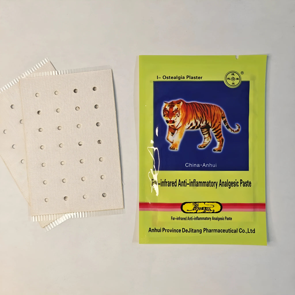 Bone pain relieving patch 7cm x 10cm white cloth punching for shoulder neck waist leg health care